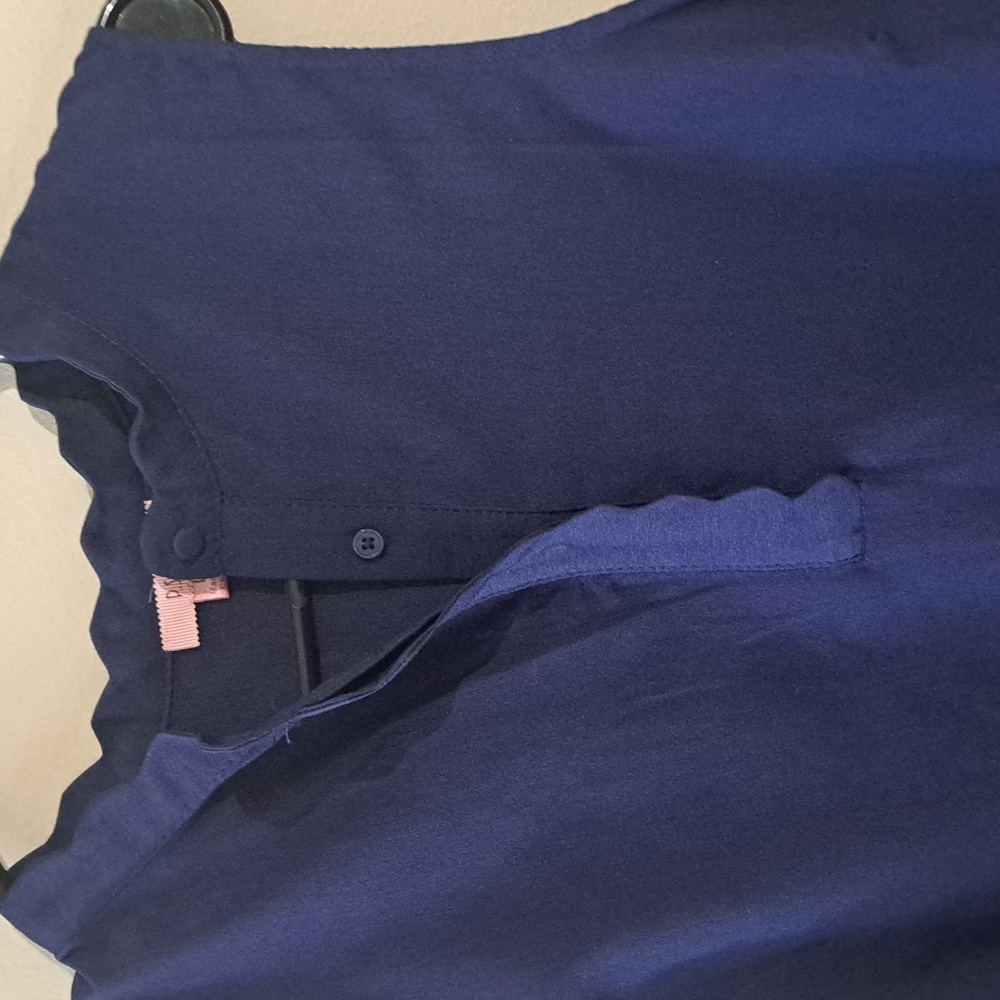 Euc PS Love sleevless blue top - Picture 2 of 7